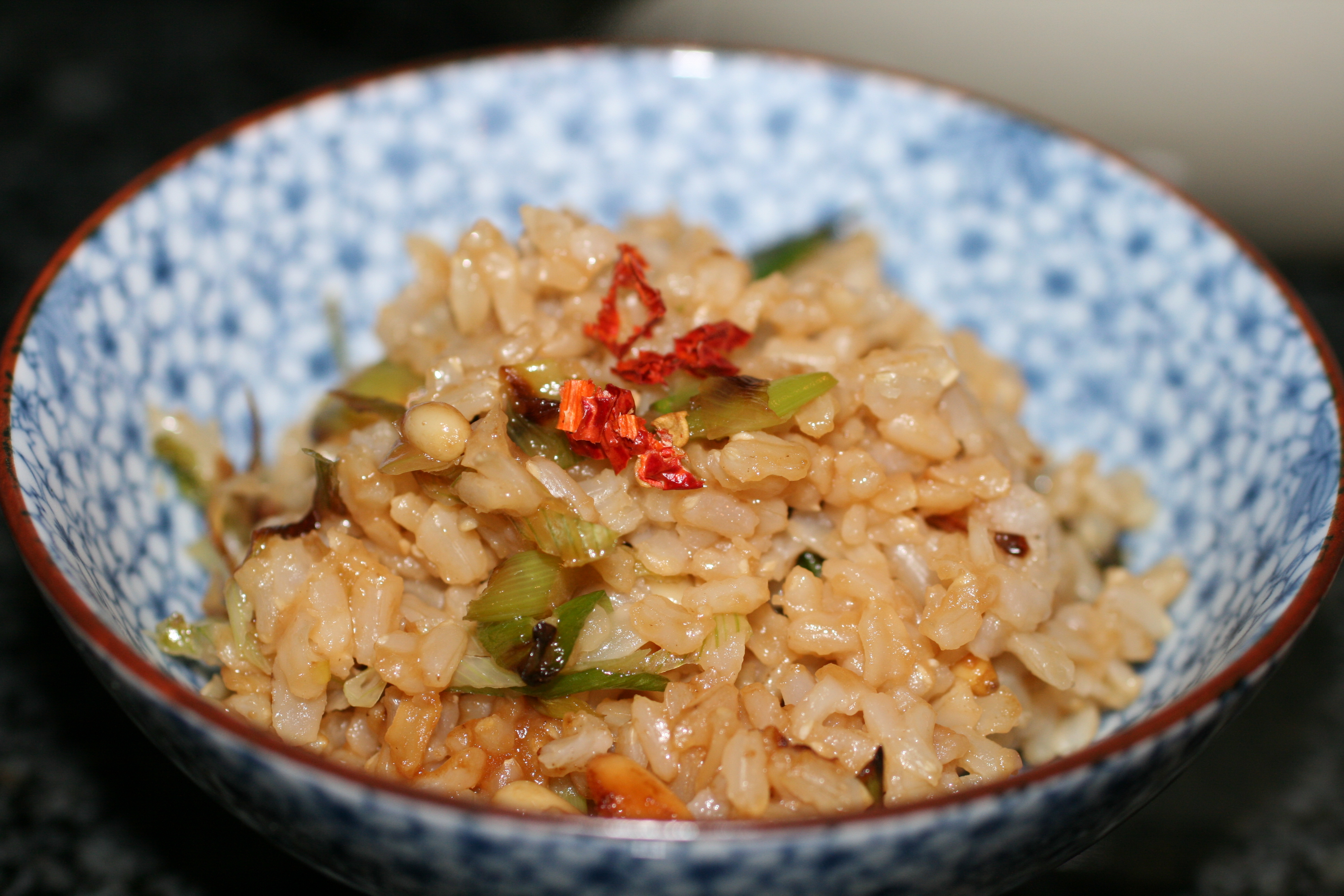 Japanese Style Fried Brown Rice Kitchen Confit