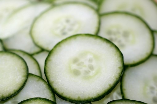 Sliced English Cucumber
